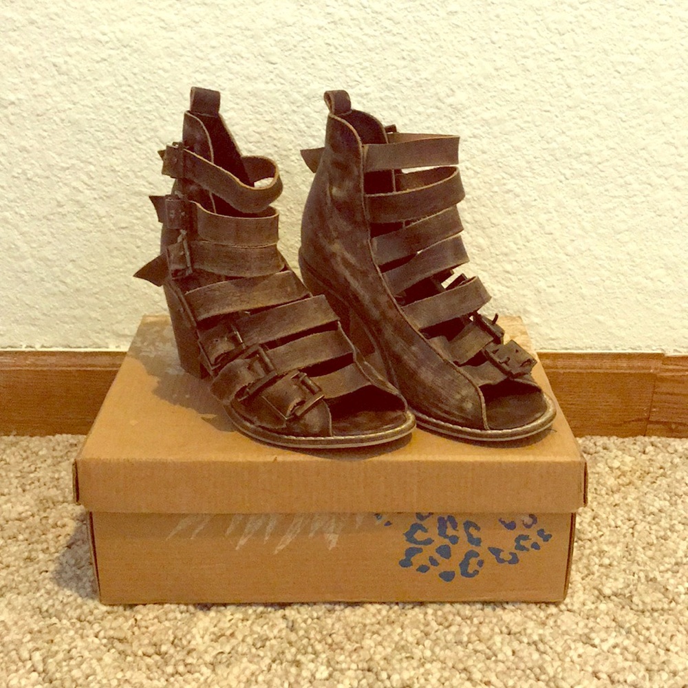 Free People Leather Sandals